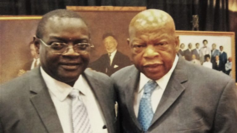 ProjGRAD A-E mentoring students met John Lewis on 2011 trip to Washington